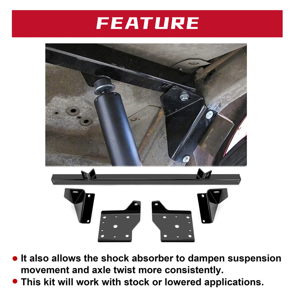 Rear Shock Crossmember Relocation Kit for Camaro Nova Firebird (1967-1974)