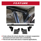 Rear Shock Crossmember Relocation Kit for Camaro Nova Firebird (1967-1974)