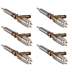 Set of 6 Fuel Injectors for CAT 320D 321D 323D C-6 Engine