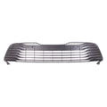 Replacement Gray/Silver Painted Front Lower Grille w/Park Assist Sensor Holes