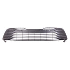 Replacement Gray/Silver Painted Front Lower Grille w/Park Assist Sensor Holes