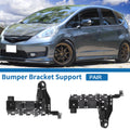 1 Pair Front Bumper Retainer Bracket No. 71198TG0T01/71193TG0T01 for Honda Jazz (2002–2008)