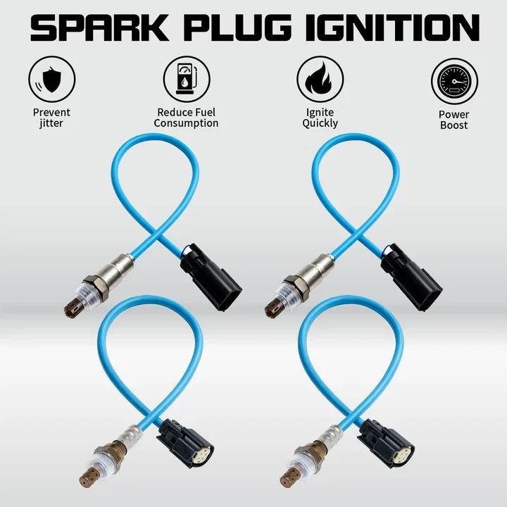 Set of 4 Oxygen O2 Sensors for Lincoln MKS MKZ MKT (2013–2016)