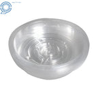 Set of 5 Heavy Duty Clear Plastic Plant Flower Saucer Drip Tray
