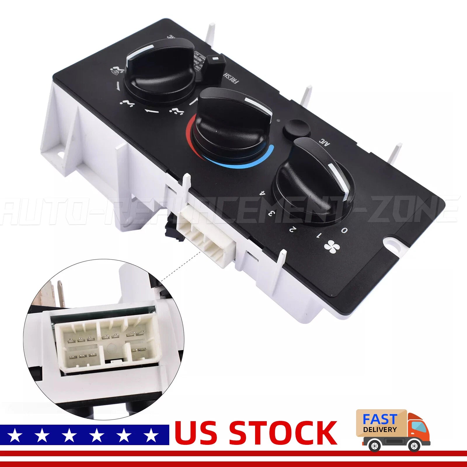 AC Control Panel 7787-880011 for Mack CH613 CV713 (11-1225, 1000149542)