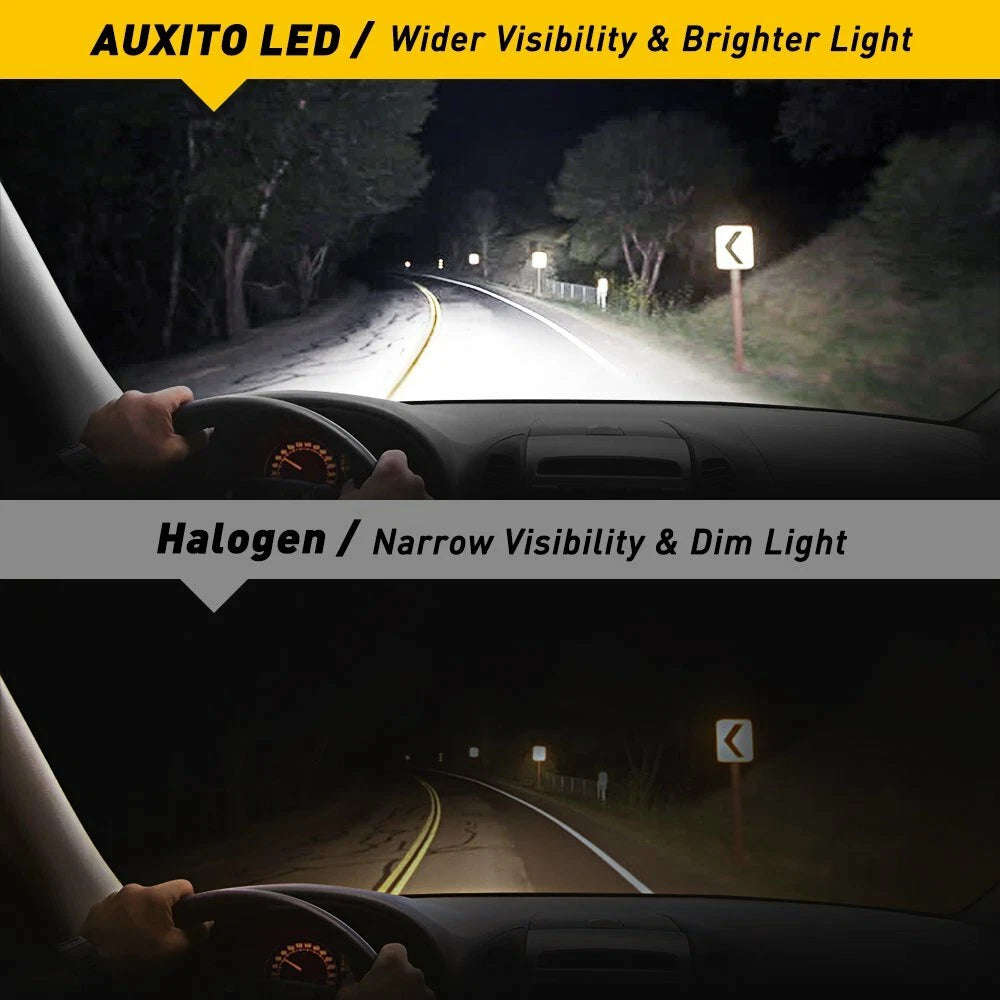 2X 9007 LED Headlight Bulbs for Dodge Ram 1500 2500 3500 (2003–2005)