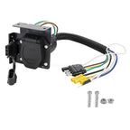 7 Way & 4 Pin Dual-Output Trailer Light Connector for Toyota Tacoma Tundra