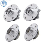 Set of 4 Wheel Hub Bearings for VW Jetta Passat CC Eos Tiguan Beetle (2006–2019)