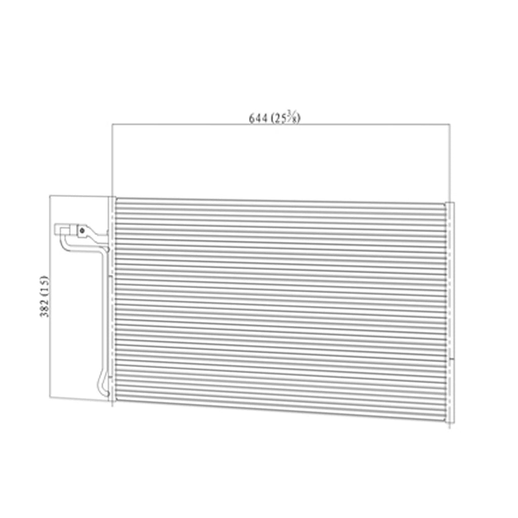 Replacement AC Condenser Stock Repair for Volvo C30 (2009–2013)
