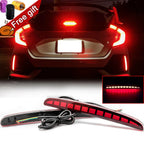 Sequential Red LED Brake Light Tail Lamps for Honda Civic Type R (2017–2022)