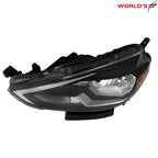 Halogen Headlight for Nissan Sentra (2016–2018) Chrome Housing Driver Left