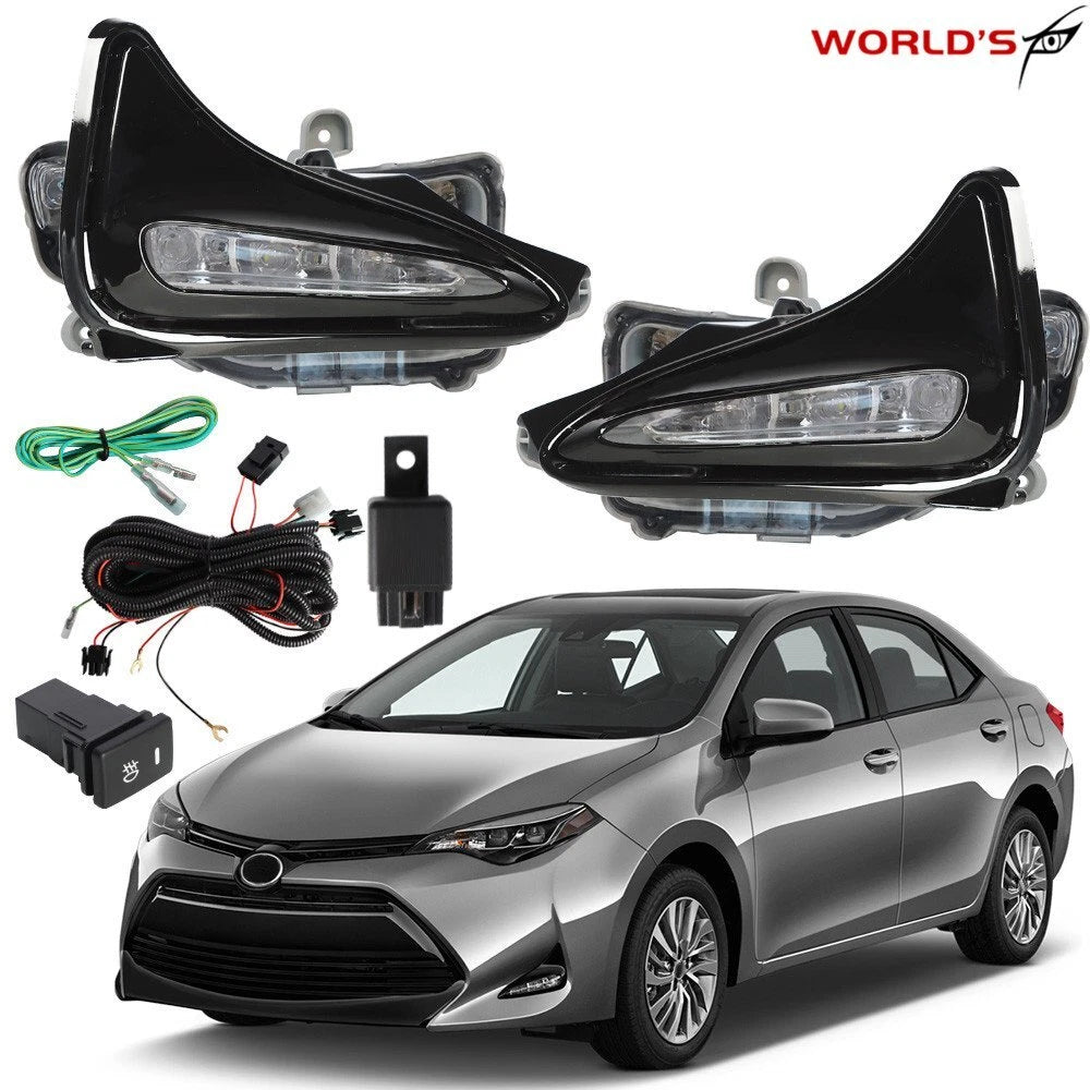 LED Bumper Fog Lights for Toyota Corolla (2017–2019)