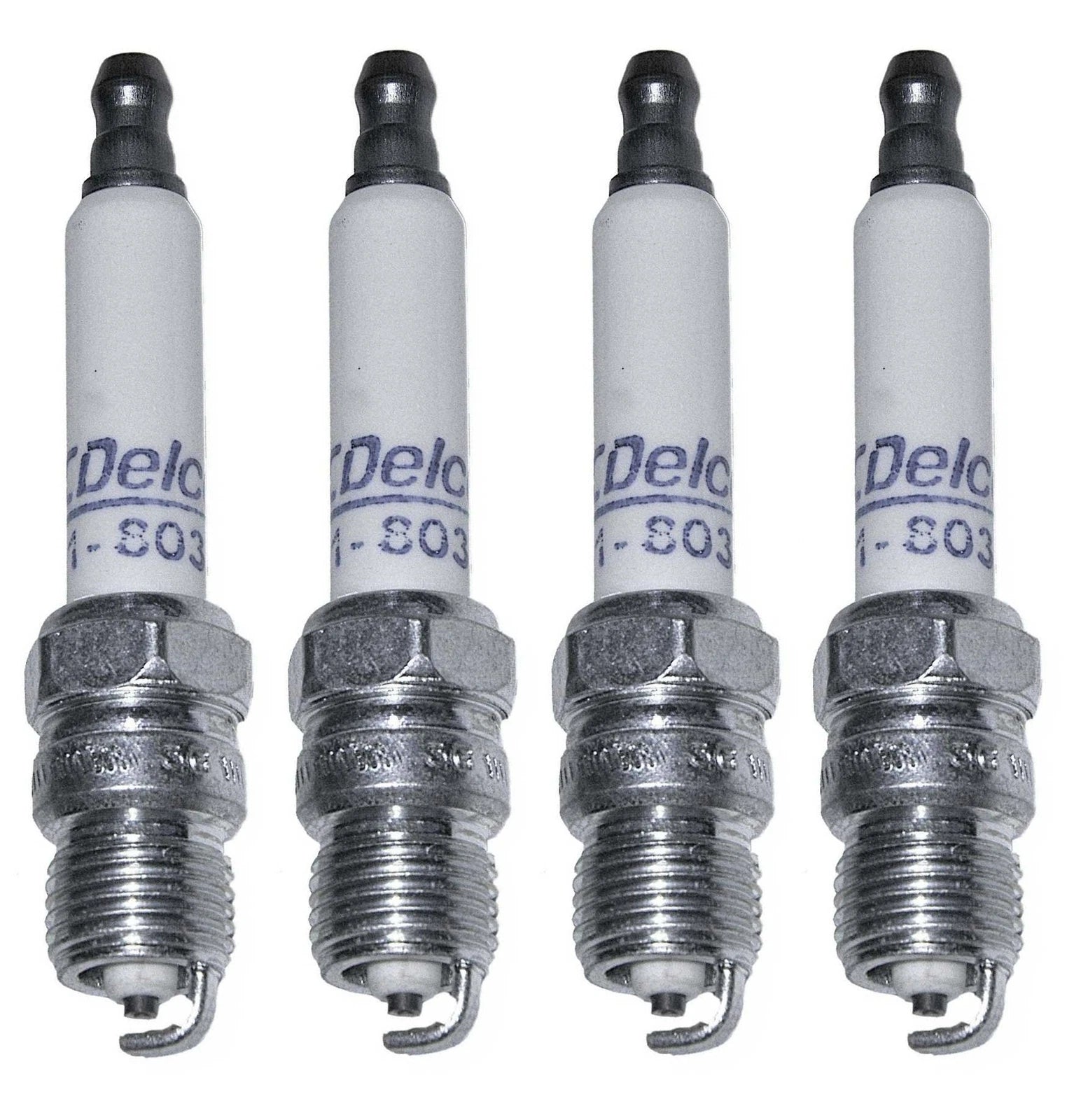 Set of 4 Spark Plugs for Pontiac Astre, Oldsmobile Starfire, Chevy Vega (L4)