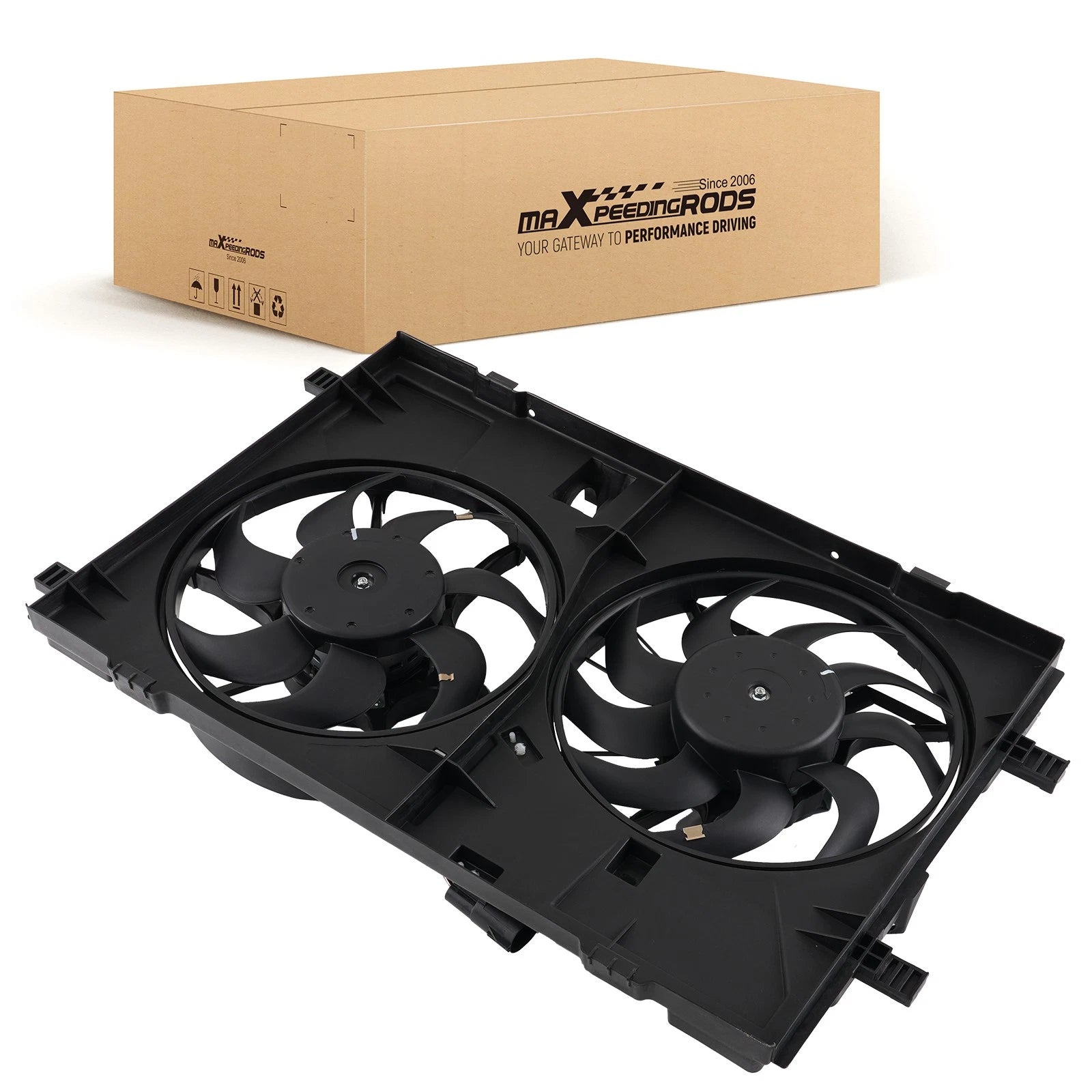 Cooling Fan w/ Motor for Lincoln MKZ V6 3.5L (2007–2009) 621091 7H6Z8C607B