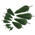 20pcs Miniature Trees for Train Railroad Wargame Park Scenery