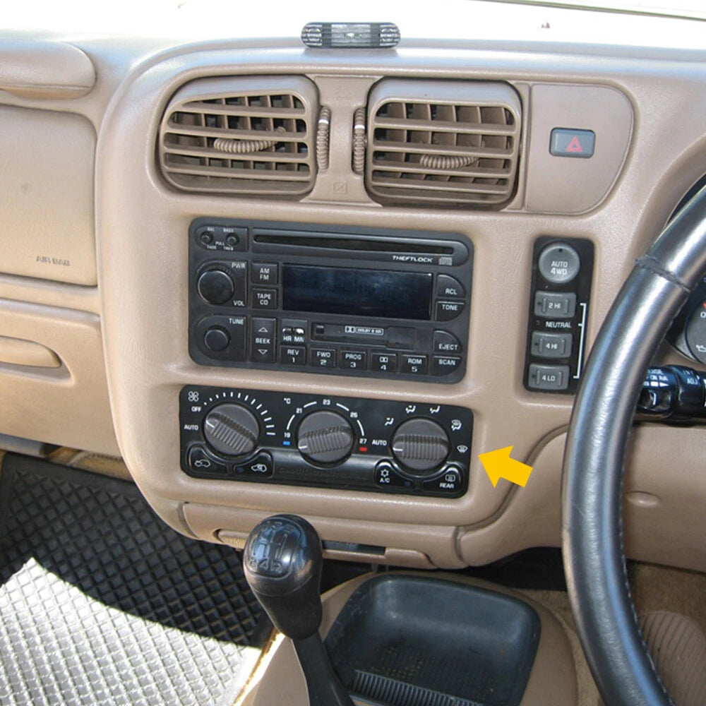 A/C Temp Climate Control Knob for GMC Jimmy Sonoma (1998-2005) Black