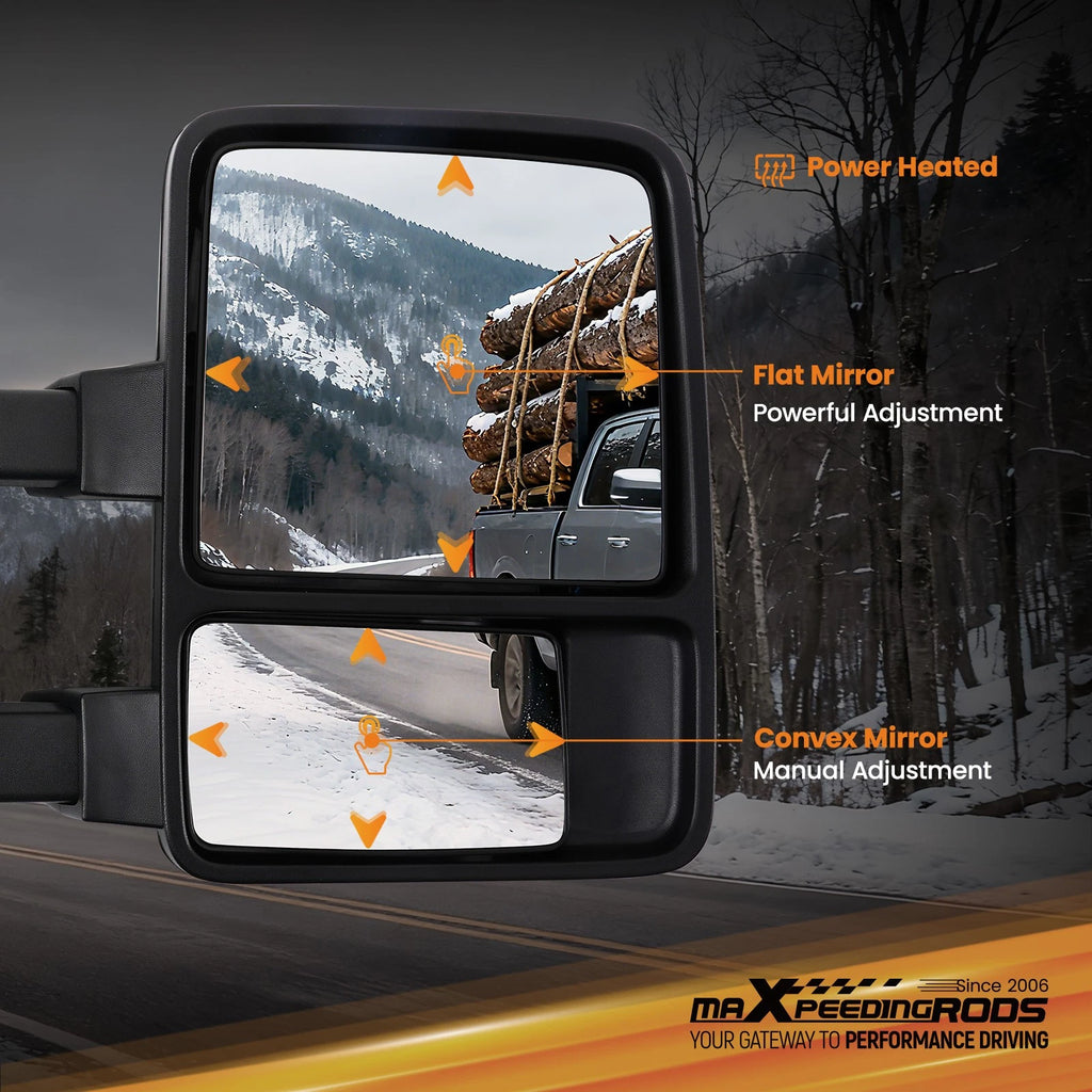 Foldable Side Mirror for Ford F-250/F-550 Super Duty (2008–2016) Power