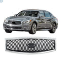 Front Bumper Grille for Infiniti Q70 Q70L (2015–2019) with Camera Option
