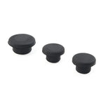 Tailgate Rubber Dust Plugs 3 x for Jeep Wrangler JL (2018 - up) Black