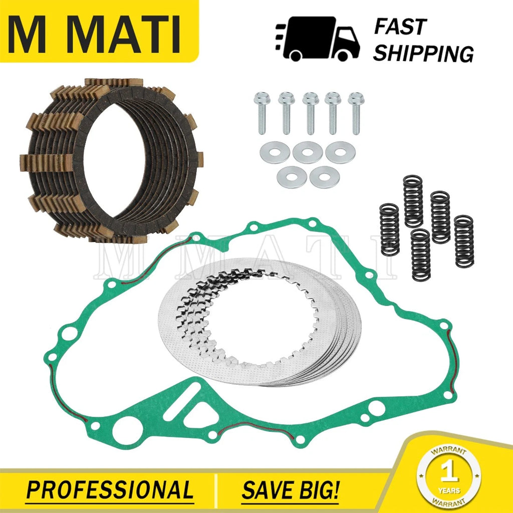Clutch Friction Steel Plates Springs Gasket Kit for Yamaha YZ250F (2014–2018)