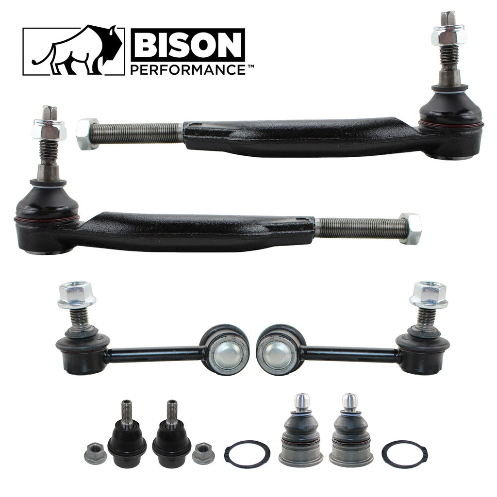 8pc Front Sway Bar Link & Outer Tie Rods Kit for Buick Chevy