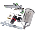 2.5mm HVLP Air Spray Gun Kit for Universal Use (Regulator Gauge Included)