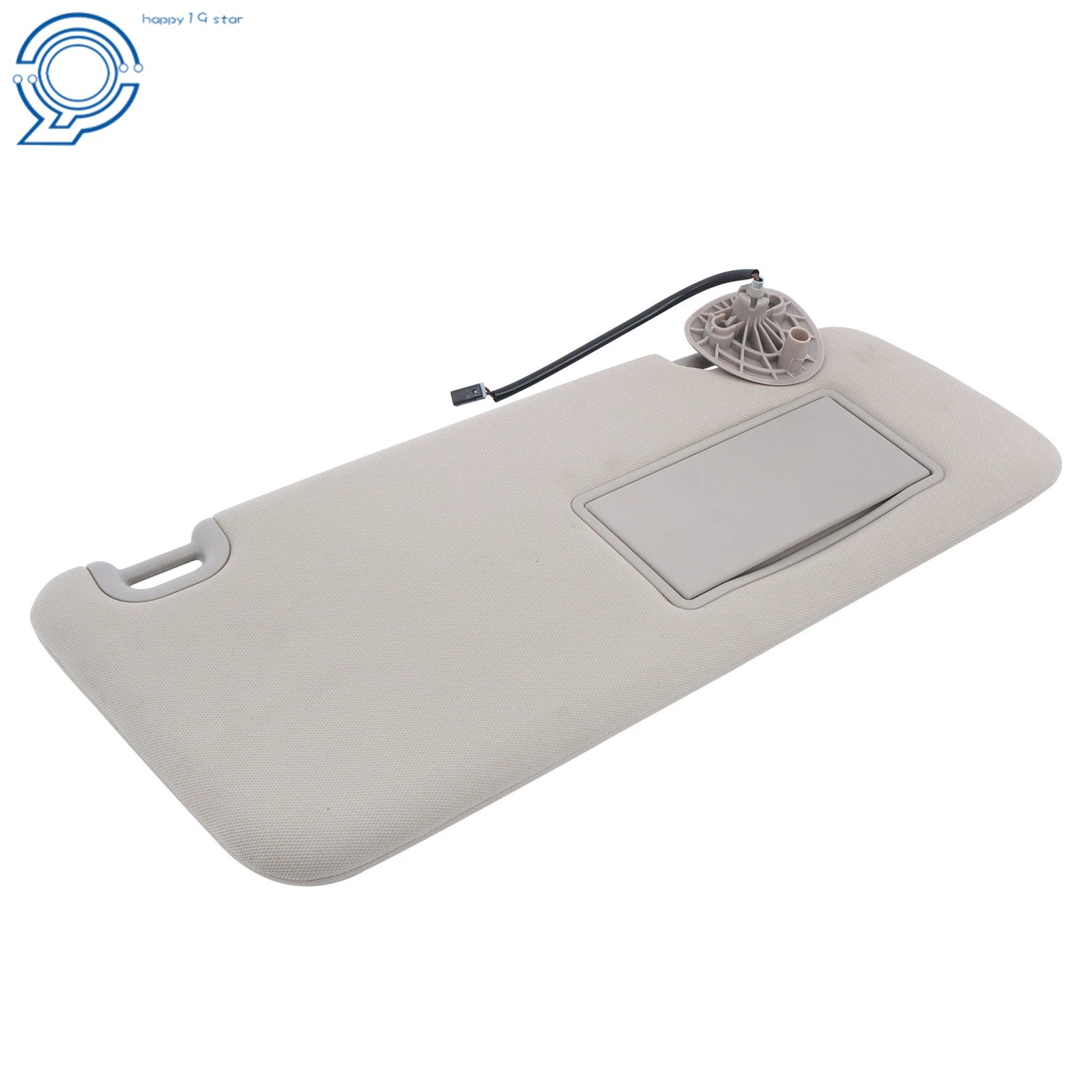 Right Passenger Sun Visor for Ram 1500 2500 3500 (2013–2021) Light Gray
