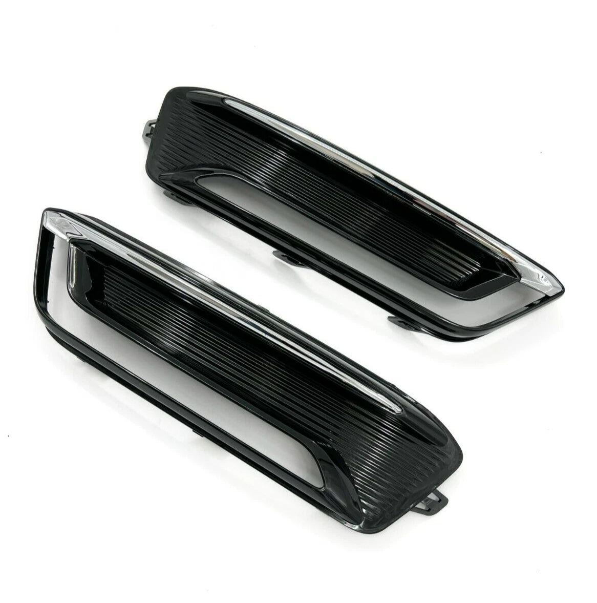 Front Driving Fog Light Lamp Bezels Covers Left Right for Chevy Impala (2014–2019)