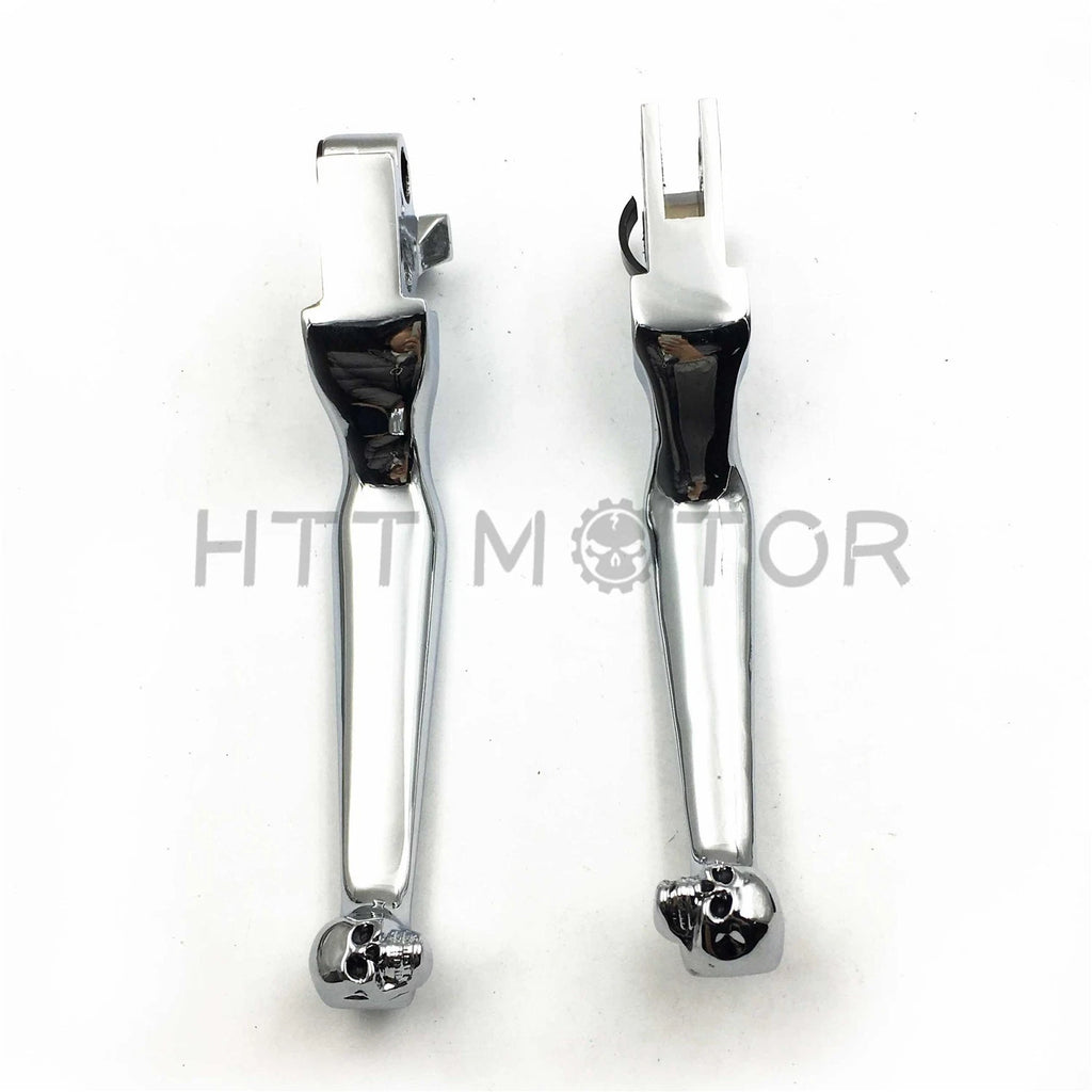 Skull Hand Levers Set for Harley Sportster XL/Softail FLSTN