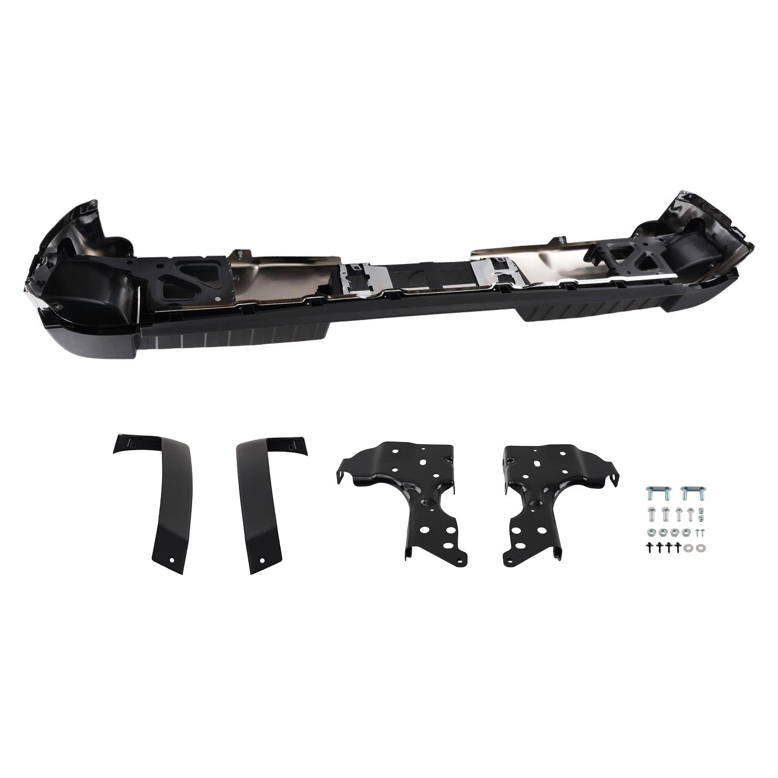 Rear Bumper Assembly for Chevy Silverado 1500 (2014–2018) Chrome GM1103176