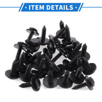 30 Pcs Fender Liner Splash Shield Bumper Cover Screw for Honda Accord (2006–2007)