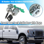 Front Door Lock Cylinder Tumbler w/ Key 7C3Z1521990A for Ford Lincoln (2007–2010)