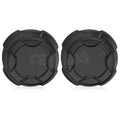 Set of 2 Matte Black Rim Caps for Polaris Ranger Crew SP 570 (2022–2025) 1525243-458