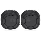 Set of 2 Matte Black Rim Caps for Polaris Ranger Crew SP 570 (2022–2025) 1525243-458