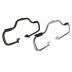 1 1/4" Black Mustache Engine Guard Crash Bar for Harley Dyna (2006-2023)