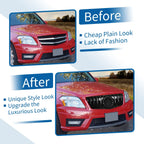 Front Upper Bumper Grille for Mercedes-Benz GLK300 2010-2012 Gloss Black