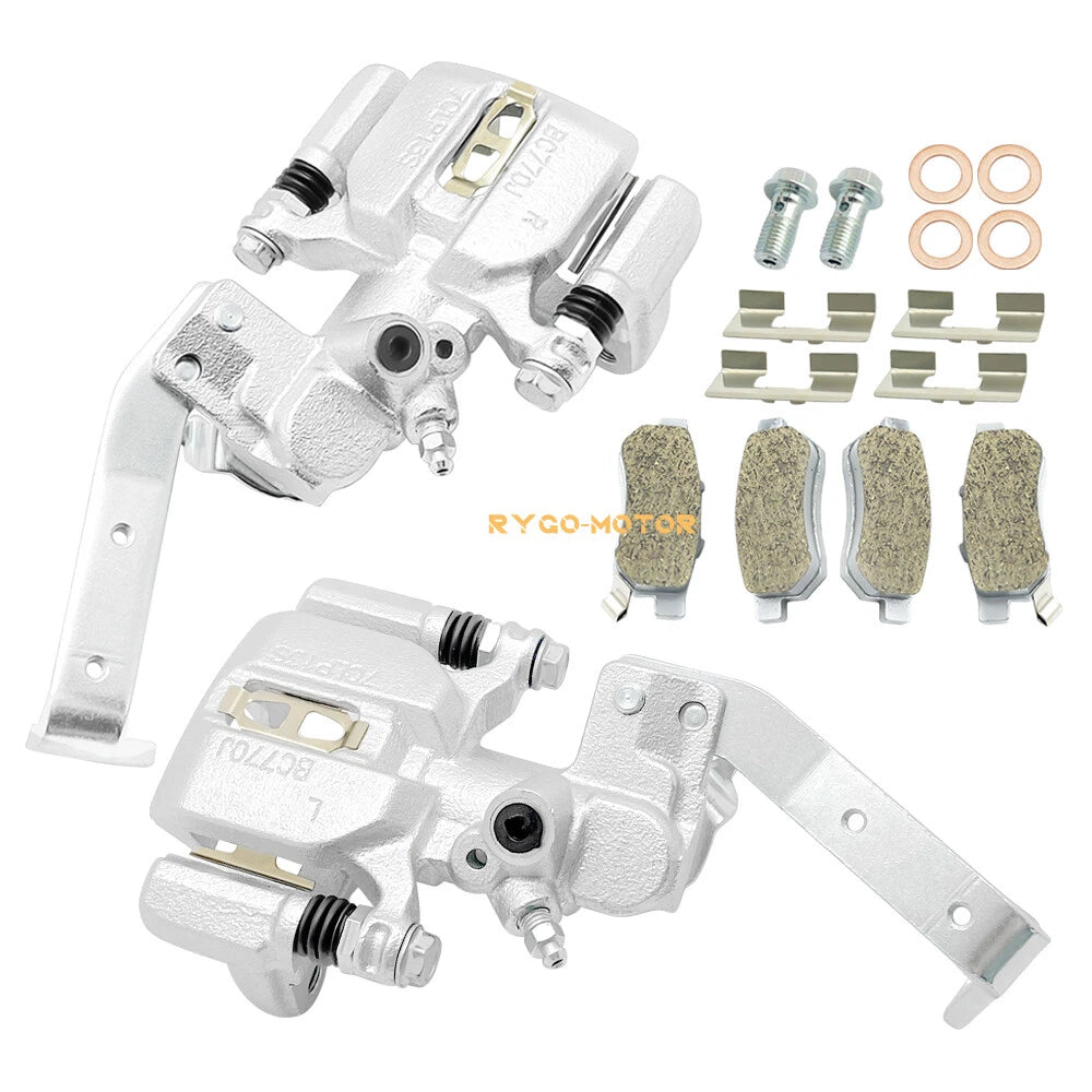 2 Pack Rear Brake Calipers w/Ceramic Pads for Honda Big Red MUV700 (2009–2013)