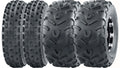 Set of 4 WANDA Sport ATV Tires 22x7-10 & 22x11-10 for ATV