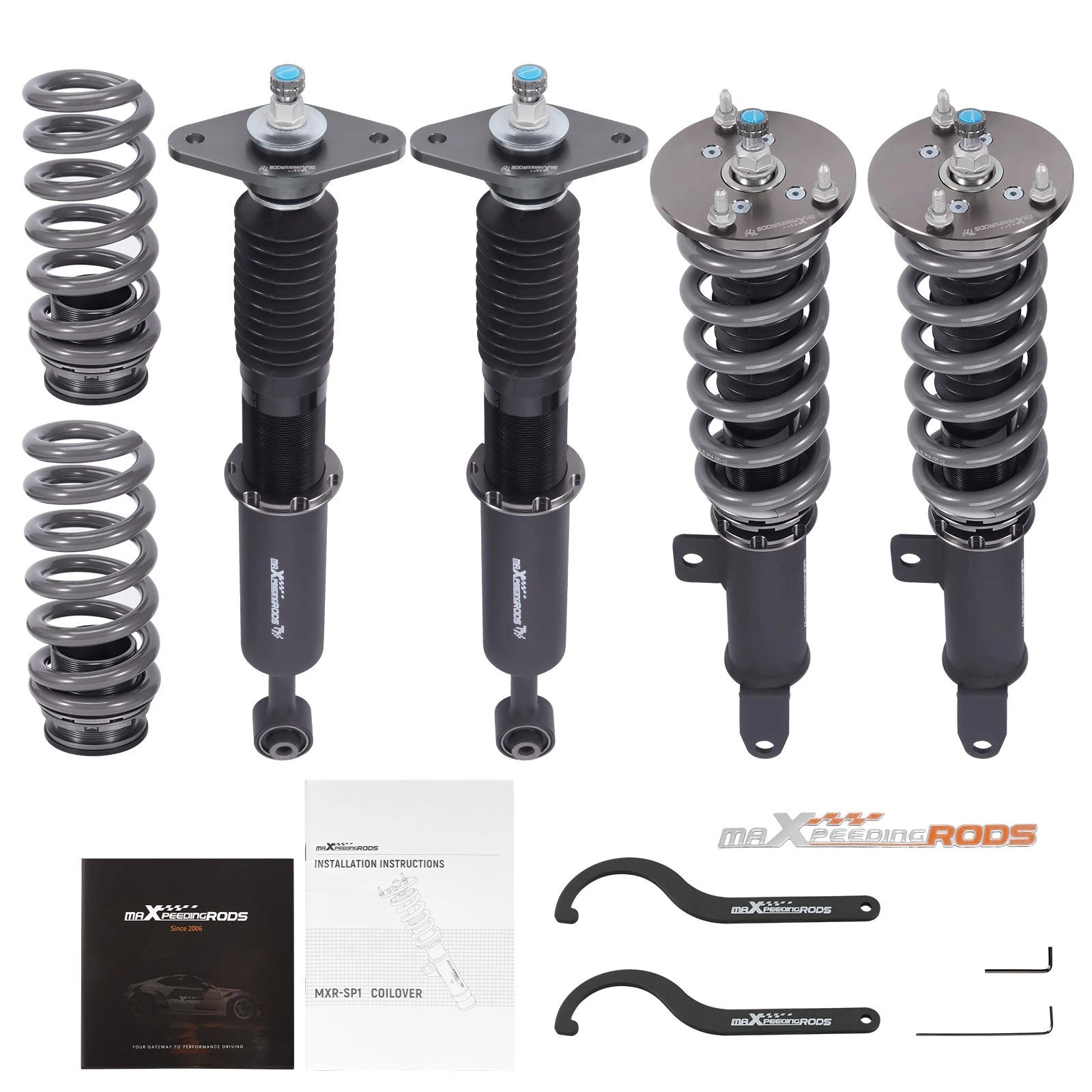 MaXpeedingrods T7 Coilovers for Dodge Charger (2011–2022) 24 Way Adjustable