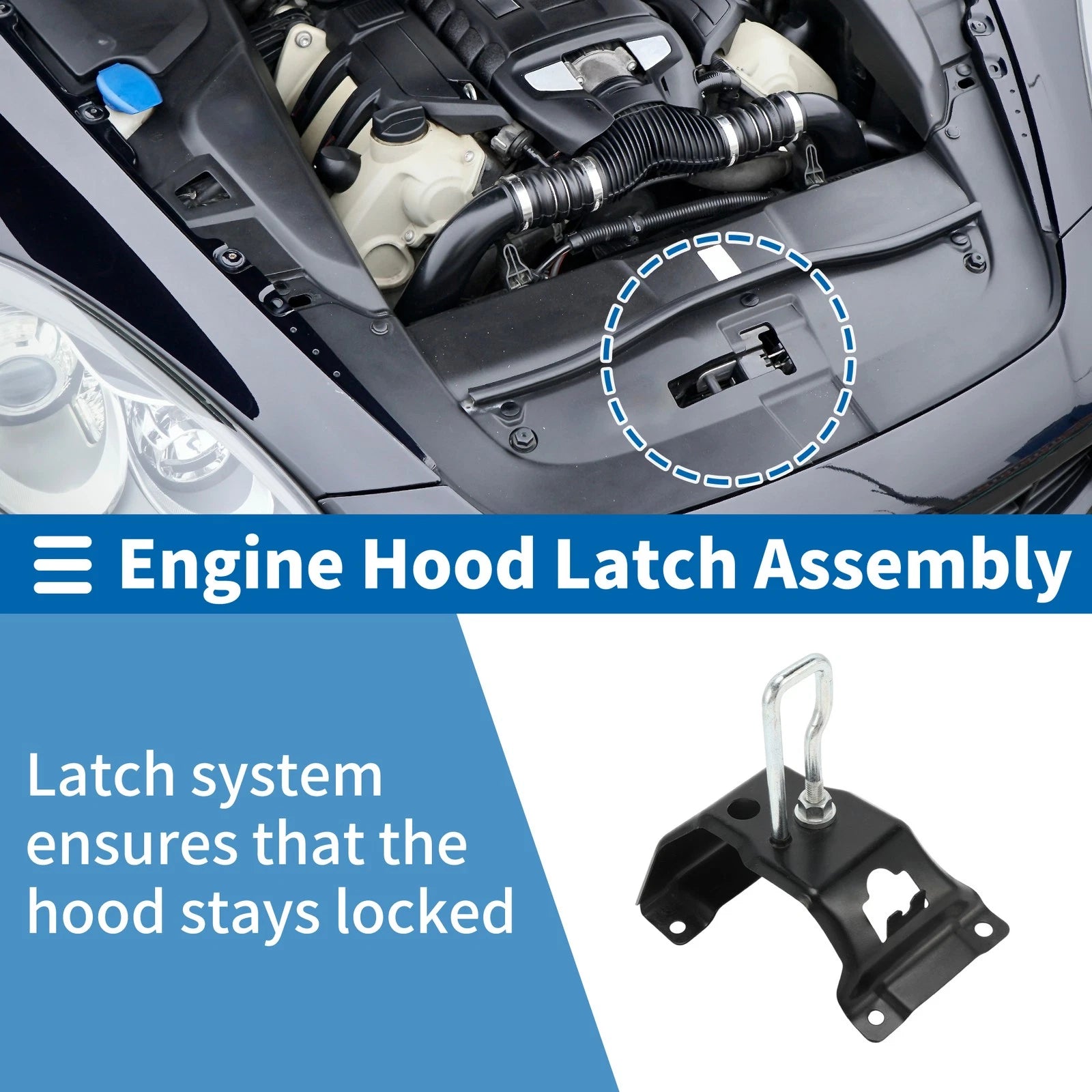 Hood Latch Assembly for BMW X5 (2000–2006) No. 51237164802