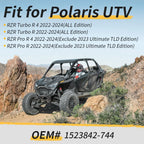 Set of 4 Wheel Rim Caps for Polaris RZR Turbo R 4 / RZR Pro R 4 (2022–2024)