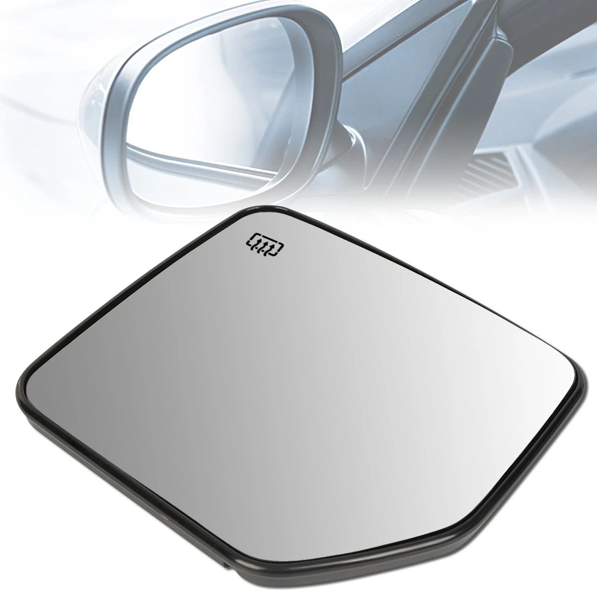 Left Side Mirror Glass Lens for Jeep Compass Patriot (2010–2017) w/Heated 68058799AA