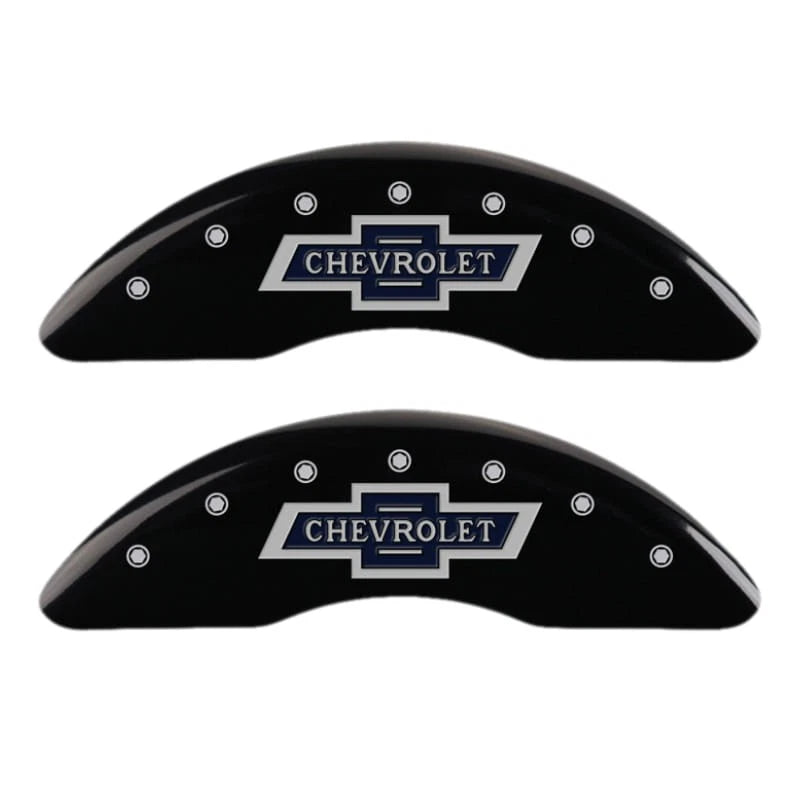 Black Caliper Covers Set Engraved for Chevrolet Silverado 3500HD (2020–2024)