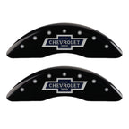 Black Caliper Covers Set Engraved for Chevrolet Silverado 3500HD (2020–2024)