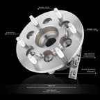 Wheel Hub Bearing Assembly for Colorado Canyon I-350 I-370 4WD (2004–2008)