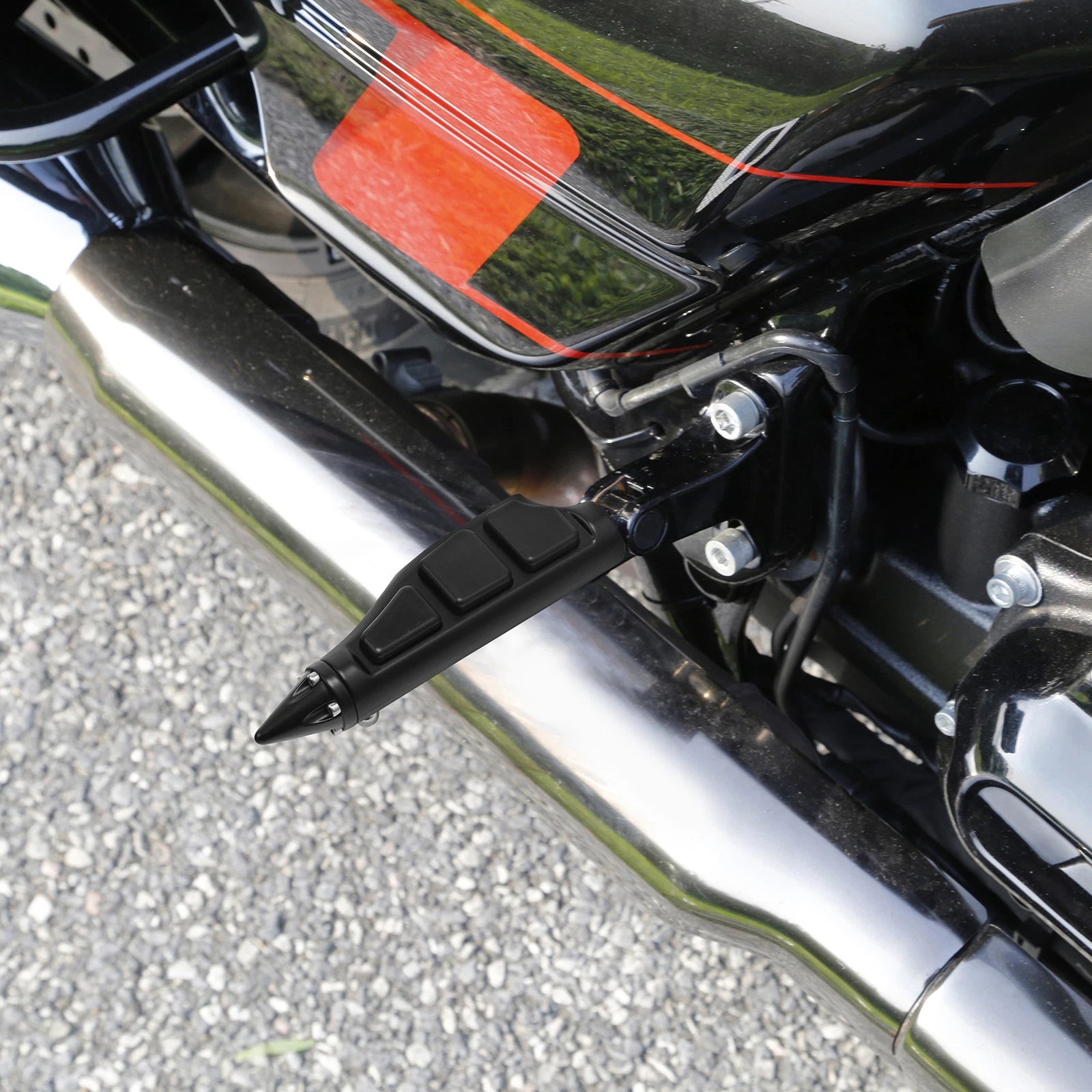 Rear Passenger Foot Rest Footpegs for Harley Touring Road Glide (2014–2023)