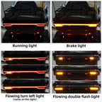 LED Brake Turn Flow Tail Light for Harley Touring (2014–2024)