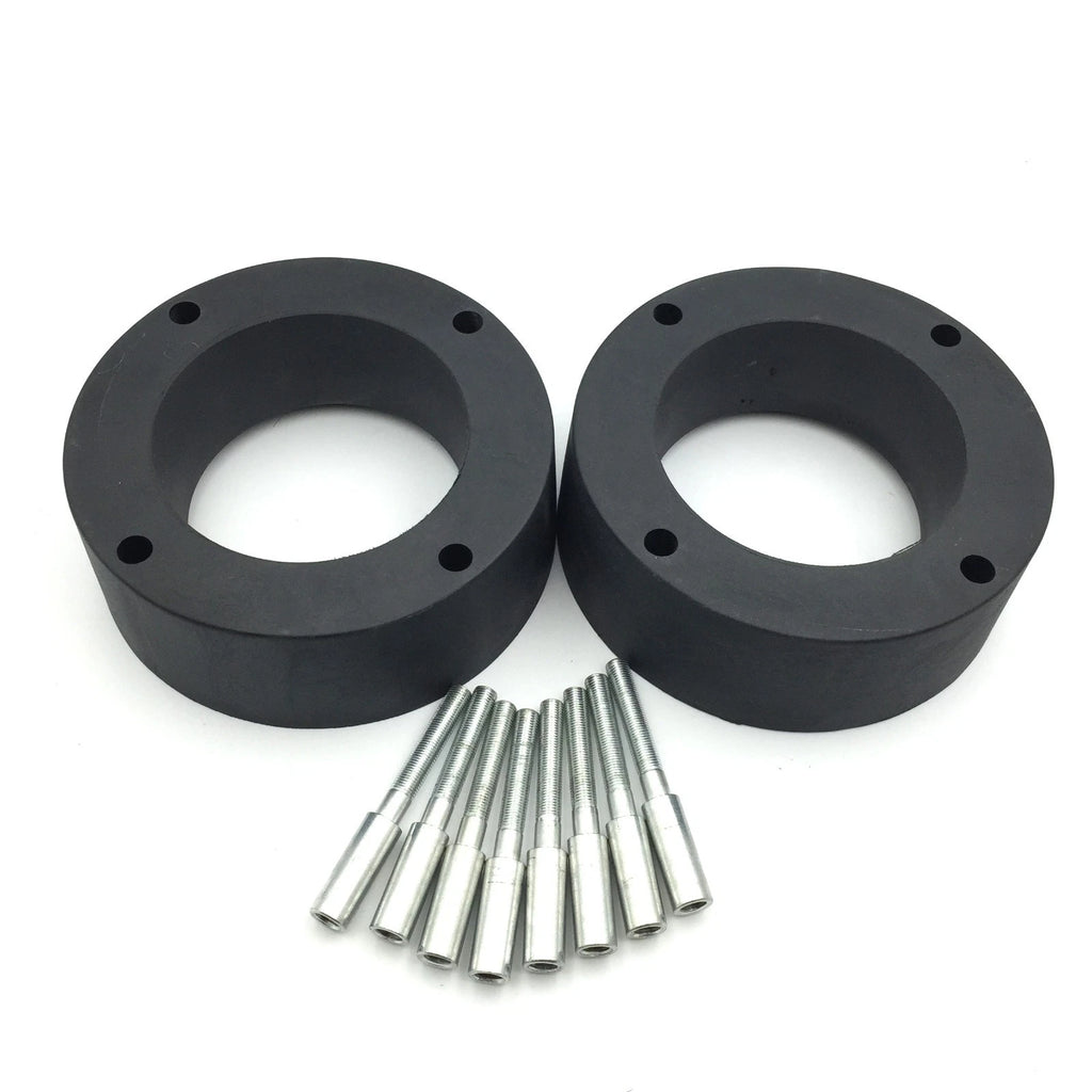 2X 2.5 Inch Wheel Spacers 4/156 for Polaris ATV (Black Heavy Duty Urethane)