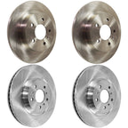 Set of 4 Brake Disc Rotors for Cadillac DTS, Buick Lucerne (2006–2011)