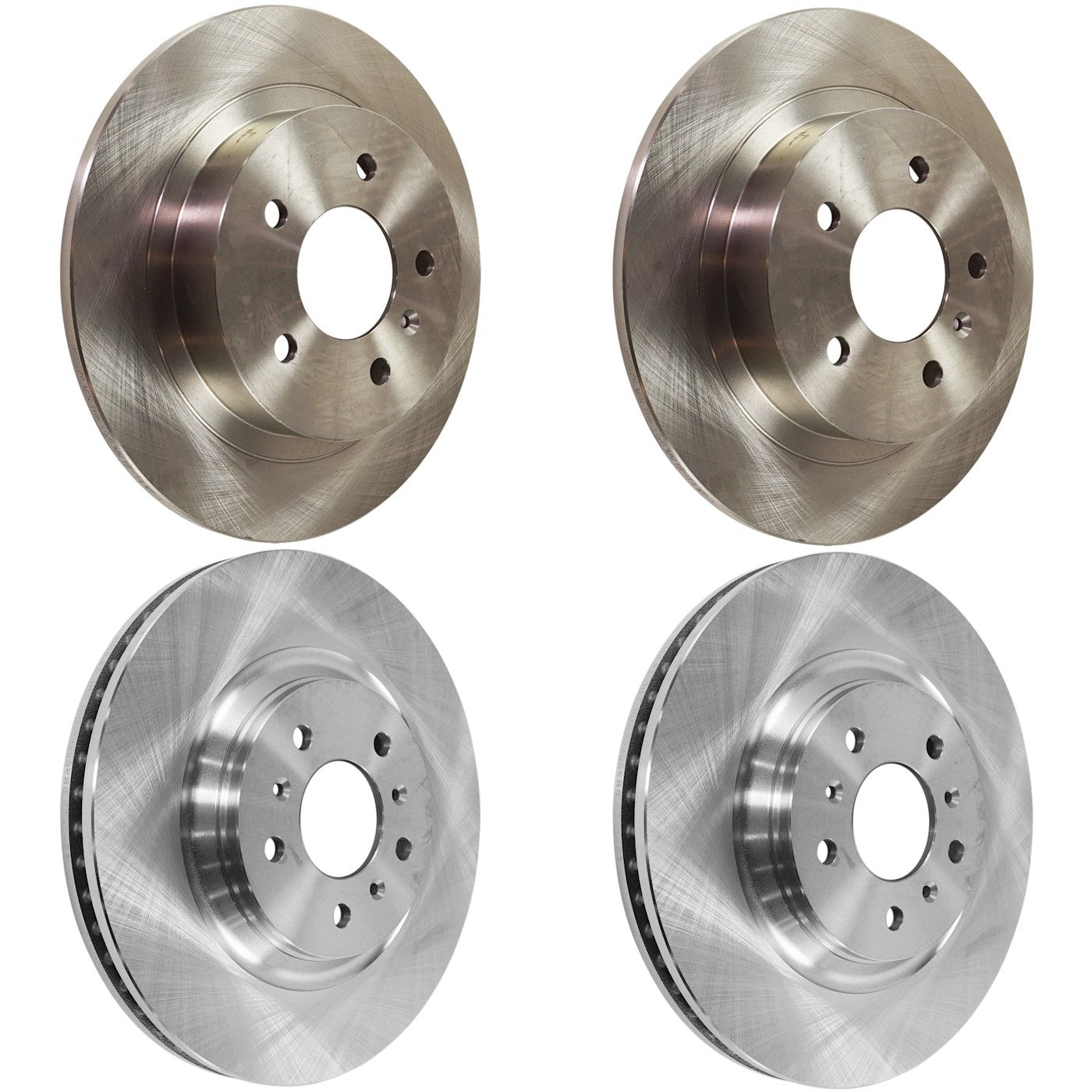 Set of 4 Brake Disc Rotors for Cadillac DTS, Buick Lucerne (2006–2011)